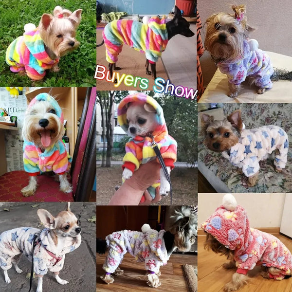 Fleece Dog Pajamas: Snuggle Time