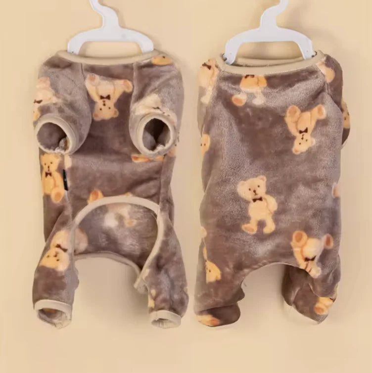 Cozy Plush Jumpsuits: Warmth & Style for Pets