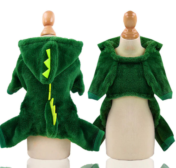 Cozy Dinosaur Pet Costume: Rawr-somely Cute!