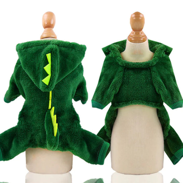 Cozy Dinosaur Pet Costume: Rawr-somely Cute!