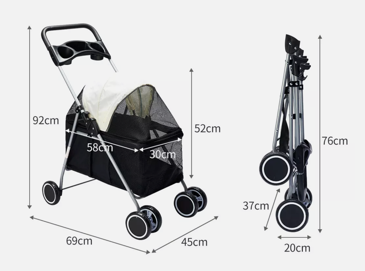 Portable Pet Stroller: Go Anywhere