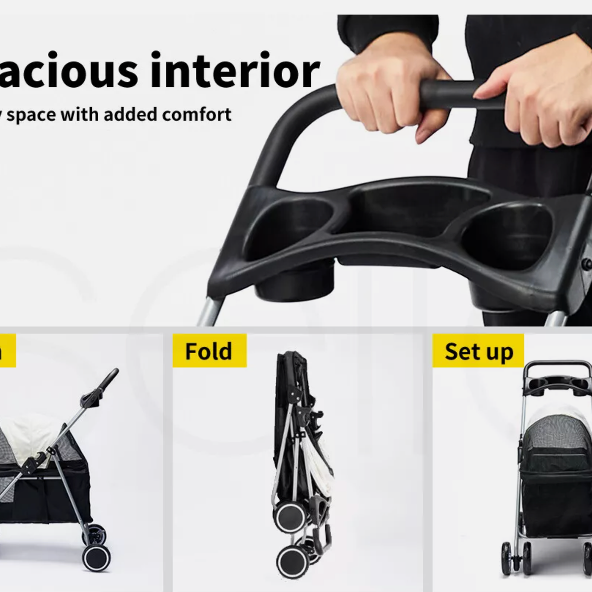 Portable Pet Stroller: Go Anywhere