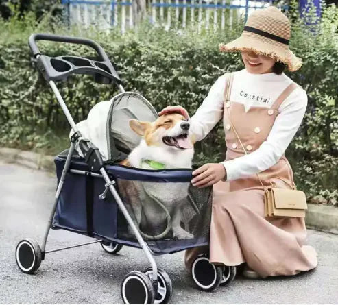 Portable Pet Stroller: Go Anywhere