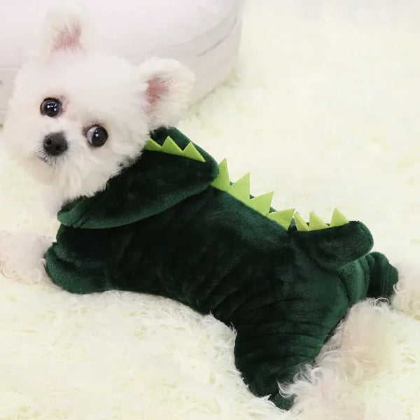 Cozy Dinosaur Pet Costume: Rawr-somely Cute!